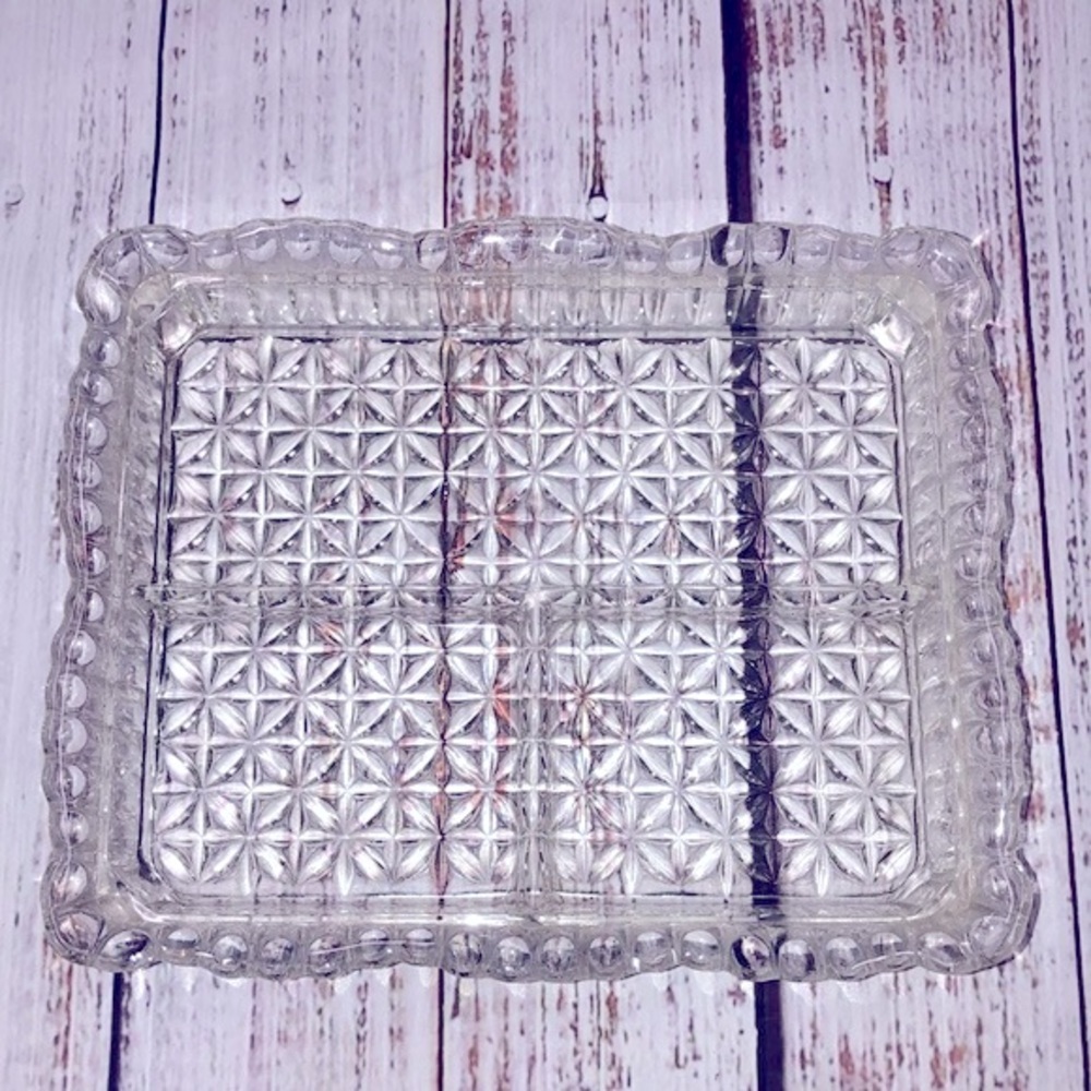 Vintage glass dish